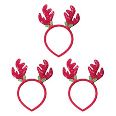 PARTY 09 魯道夫髮箍, 3個, 亮片紅