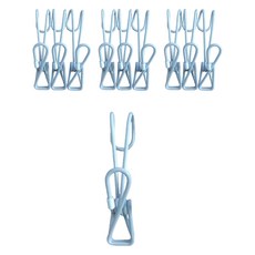 앞날창창 플라스틱 클립 집게, 라이트블루, 10개