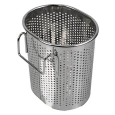 키친유 걸이형 스테인레스 타원수저통, 1개