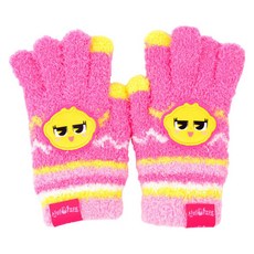 神秘公寓兒童金菲波浪紋Tactel手套