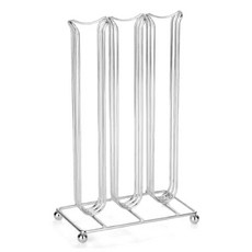 微笑 Nespresso 膠囊咖啡相容展示架 16 x 9 x 27 cm, 04 Nespresso 銀色, 1個