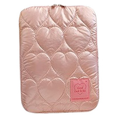 미소로운 태블릿 노트북 가방, 큰하트핑크, 1개