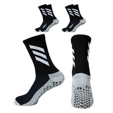 Clevle 防滑運動襪 3雙組, 1套, 黑色