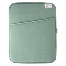 미소로운 크로스 손잡이 태블릿 노트북 가방, type3 그린, 1개