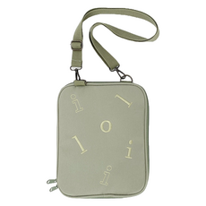 미소로운 크로스 손잡이 태블릿 노트북 가방 + 크로스끈 세트, type2 카키, 1개