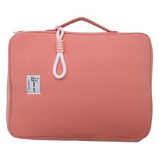 미소로운 크로스 손잡이 태블릿 노트북 가방, type1 오렌지, 1개