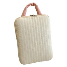 미소로운 태블릿 PC 컬러 손잡이 가방, type1 화이트, 1개