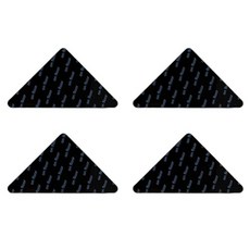 1991프로젝트 러그 미끄럼방지 패드 스티커 삼각형, 4개, 블랙