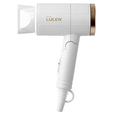 LUCEN 珠光塗層可折疊吹風機 1100W, 白色, LU-701