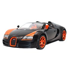 라스타 부가티 Grand Sport Vitesse Black 1:18 다이캐스트, 혼합색상, 1개