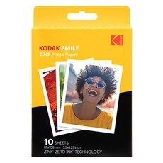 KODAK 柯達 Smile Classic專用Zink相紙 10張, 單品, 1個