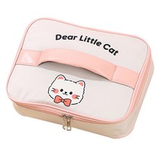 Q特米 貓咪5格便當袋 1500ml MP490, 1個, 混色