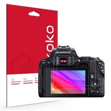 스코코 캐논 EOS 200D2 초고화질 트루컬러 AR 액정보호필름 2p 세트, 1세트
