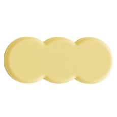 에이드엘 트리플 실리콘 수저받침, 라이트옐로우, 1개