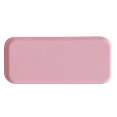 에이드엘 오브롱 실리콘 수저받침, 인디핑크, 1개