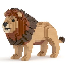 JEKCA 獅子野生動物積木 M 大型, 1個, 棕色