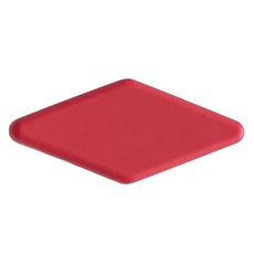 에이드엘 다이아 실리콘 수저받침, 코랄레드, 1개