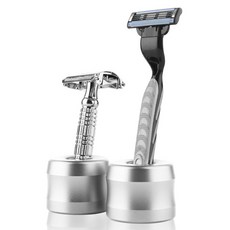 MONACO OLIVE 鋁製立式牙刷架, 銀色, 2個