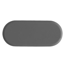 에이드엘 일립스 실리콘 수저받침, 다크그레이, 1개