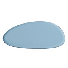 에이드엘 몽돌 실리콘 수저받침, 스카이블루, 1개