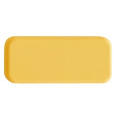 에이드엘 오브롱 실리콘 수저받침, 치즈, 1개