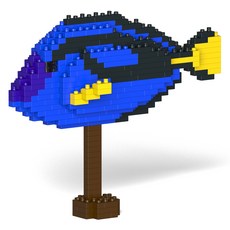 JEKCA 藍倒吊海水魚積木 大型 M, 混合顏色, 1個