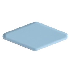 에이드엘 다이아 실리콘 수저받침, 스카이블루, 1개