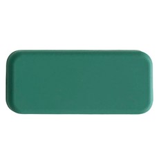 에이드엘 오브롱 실리콘 수저받침, 카키, 1개