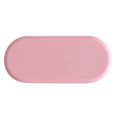 에이드엘 일립스 실리콘 수저받침, 인디핑크, 1개