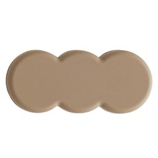 에이드엘 트리플 실리콘 수저받침, 샌드베이지, 1개