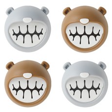 Khohimo 卡通人物免鑽孔廚房水槽抹布夾 2款 x 2入組 4W373, 1套, 混色