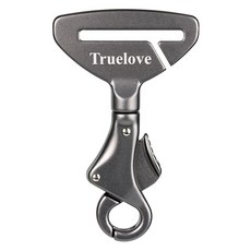 Truelove Titi Pet 狗狗車用安全帶扣環, 灰色, 1個