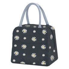 Gold Pang 雛菊保溫保冷袋, 黑色, 1個