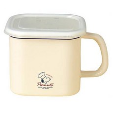 BoCuisine Snoopy 電磁爐適用計量多功能琺瑯鍋, 11.7cm, 1個
