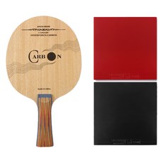 PSC Innerforce Carbon FL 桌球拍 + Masterpiece 桌球膠皮組合套裝, 1套, 單一商品