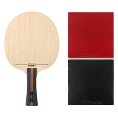 XIOM PARTIDA FL 桌球拍 + MASTERPIECE 桌球膠皮 組合套裝, 1套, 單一商品