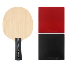 Donic Persson Powerplay FL 桌球拍 + Masterpiece 桌球拍膠皮組合套裝, 1套, 單一商品