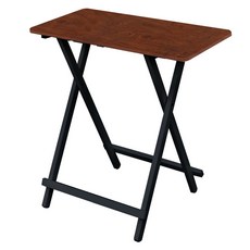 가구느낌 홈 접이식 테이블, 월넛블랙