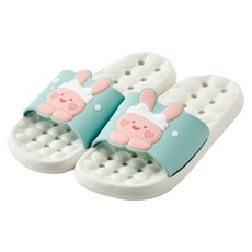 BUTTERSHOP 泡泡Scrabbit EVA浴室拖鞋, MINT, 1個