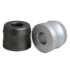 MONACO OLIVE 高重量鋁製衛生立式牙刷架 2件組, 1套, 銀色+鈦色