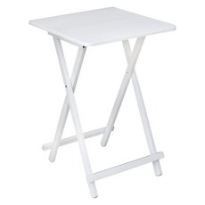 가구느낌 홈접이식테이블 500 사각, 화이트화이트