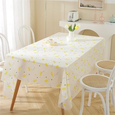 일상속반짝 일회용 방수 패턴 테이블보, 골드 크라운, 200 x 200 cm, 2개