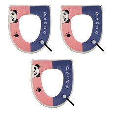 마켓피오 지퍼 세탁가능 변기커버, 타입4, 3개