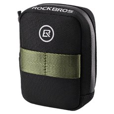 ROCKBROS 洛克兄弟 緊湊型自行車坐墊包 F006, 黑色, 1個