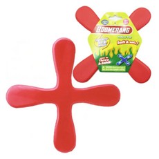 B2WIN 露營遊戲 迴力鏢, 四葉紅色, 1個