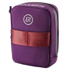 ROCKBROS 洛克兄弟 緊湊型自行車坐墊包 F006, 紫色, 1個