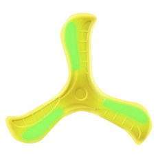 B2WIN 軟性十字迴力鏢, 1個, 夜光黃色