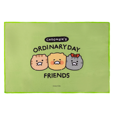 Nassau Kakao Friends 春植的日常 瑜珈擦手巾, 1個, 綠色