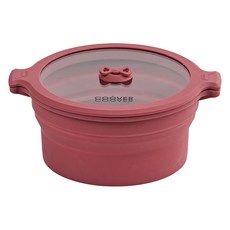 coover 萬能烹飪 鍋型矽膠微波爐容器 大型 17cm, 1個, 混合顏色