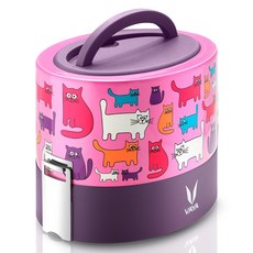 Vaya Korea Tyffyn 保溫便當盒 600ml, 1個, 貓